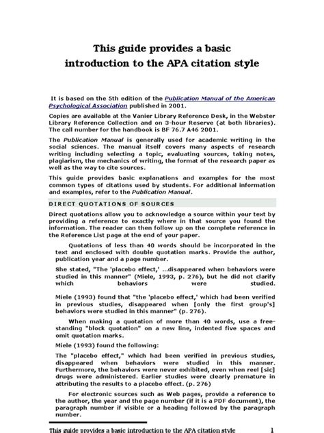 publication manual   american psychological associationapa