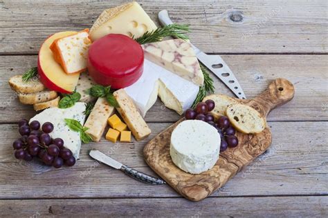 assorted cheese platter stock photo  stevemc