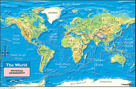 world physical geography map  mapscom  mapscom worlds