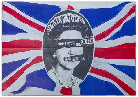 sell sex pistols god save the queen poster at nate d sanders auctions