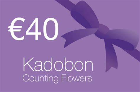 kadobon eur  counting flowers