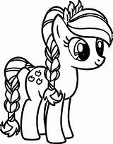 Pony Unicorn Little Coloring Pages Getcolorings Color Printable sketch template