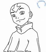 Avatar Coloring Aang Airbender Last Pages Draw Movie Drawings Books Popular sketch template