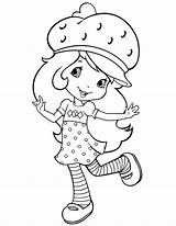 Strawberry Shortcake Coloring Pages Drawing Para Colorear Dibujos Cherry Jam Imprimir Princess Printable Cartoon Color Pintar Páginas Niños Cake Paintingvalley sketch template