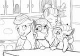 Pony Little Coloring Family Pages Fluttershy Shy Gamesmylittlepony Play Online sketch template