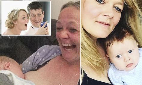 mother of five pretends to breastfeed to avoid housework