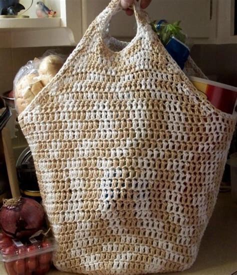cotton market tote craftsy market tote pattern crochet market bag