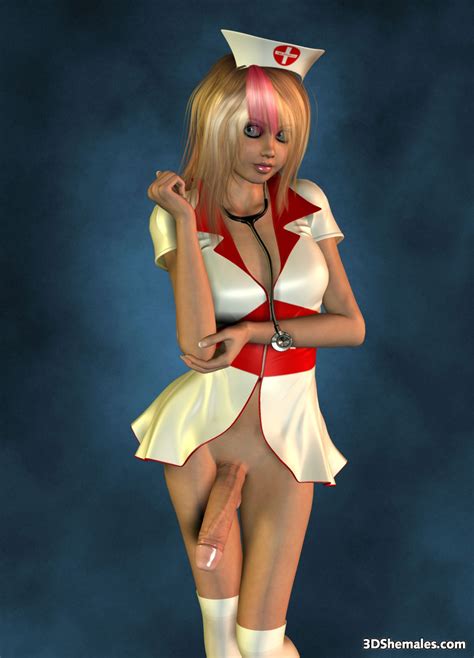 sexy blond 3d shemale as a nurse cartoon porn pictures picture 8