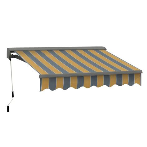 advaning  ft classic  series semi cassette manual retractable awning   projection