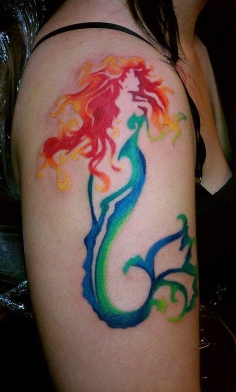 47 Best Mermaid Silhouette Tattoo Ideas Mermaid Silhouette