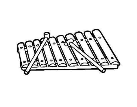 xylophone coloring page top coloring book