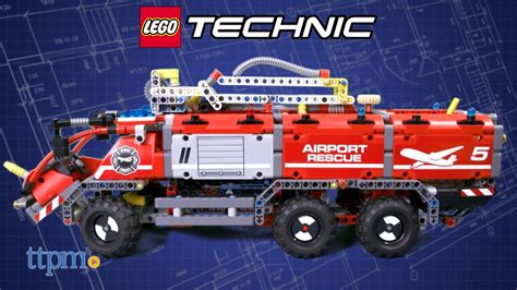 lego technic airport rescue vehicle  lego youtube