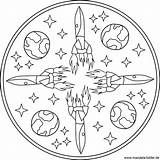 Weltraum Ausmalbild Raketen Weltall Rakete Malvorlagen Kostenlos Malvorlage Ausdrucken Mandalas sketch template