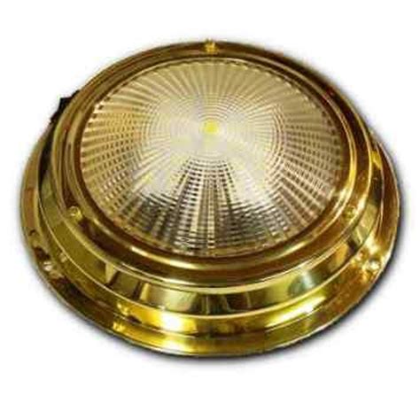 led cabin light dome fixture stainless steel  titanium nitride