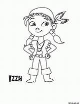 Izzy Piratas Freekidscoloringpage sketch template