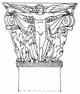 Capitello Capitelli Romano Capitell Scarica Edatlas sketch template