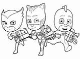 Pj Masks Coloring Pages Printable Disney Kids Mask Birthday Cartoon Pajama Colouring Color Print Para Colorir Superhero Book Christmas Boys sketch template