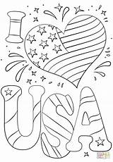 Coloring July 4th Pages Usa Printable Adult Memorial Fourth Sheets Kids Print Flag Book Color Patriotic Adults Supercoloring Preschool Books sketch template