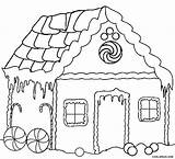 Gingerbread Lebkuchenhaus Dreamhouse Cool2bkids Dollhouse Getcolorings Getdrawings sketch template