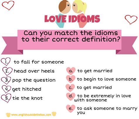 Are You In Love Express Yourself With These English Idioms English