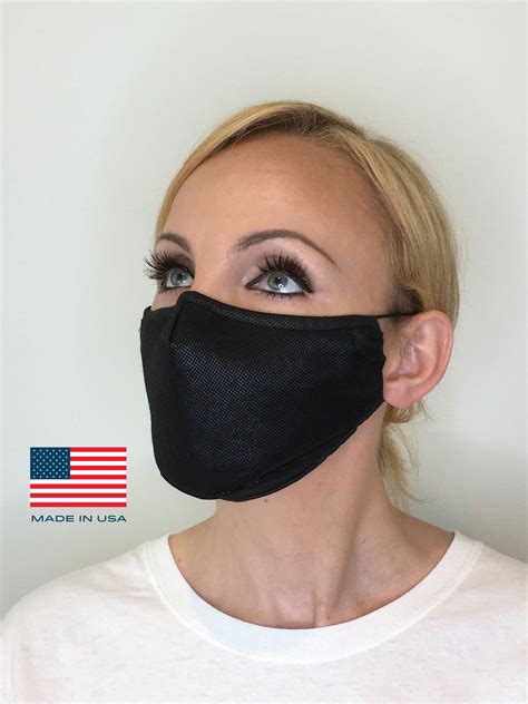 face mask  filter pocket  nose wire   usa mask