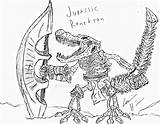 Renekton Fanart Sketch Jurassic Deviantart sketch template