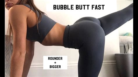 how to get thick fast intense bubble butt workout youtube
