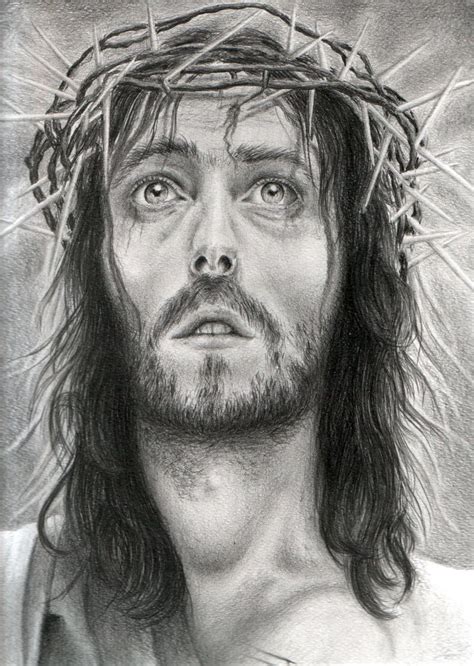 jesus christ pencil drawing  paintingvalleycom explore collection  jesus christ pencil