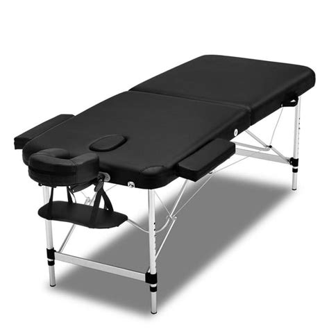 buy 2 fold portable aluminium massage table massage bed beauty therapy