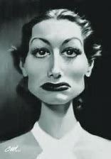 image result  joan crawford caricatures caricature celebrity