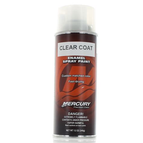 mercury quicksilver quicksilver oem spray paint clear coat oz    walmartcom