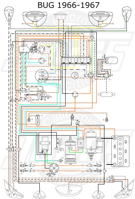 vw bug turn signal wiring diagram wiring diagram