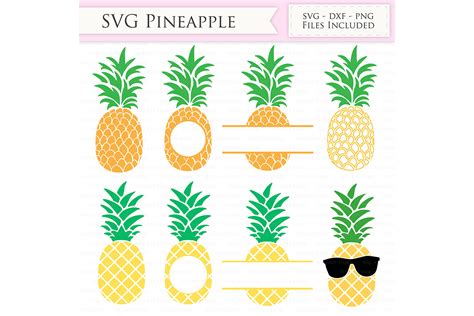 pineapple svg  cricut svg images file  mockups psd template design assets