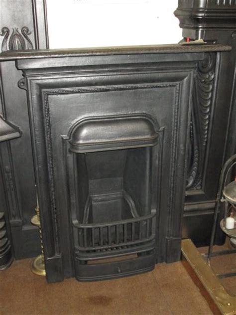 original  cast iron bedroom fireplace