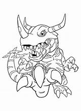 Digimon Coloring Pages Tv Series sketch template