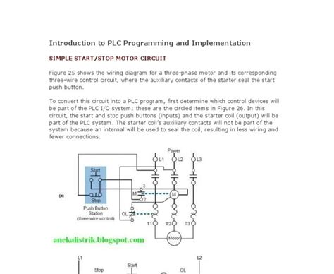 start stop switch wiring diagram diagram