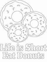 Donut Donuts Sheet Dunkin Entitlementtrap Coloringhome Bestcoloringpagesforkids Homer sketch template