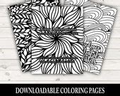 printable coloring pages coloring book digital  etsy