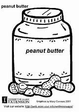 Peanut Butter Coloring Pages Edupics Large sketch template