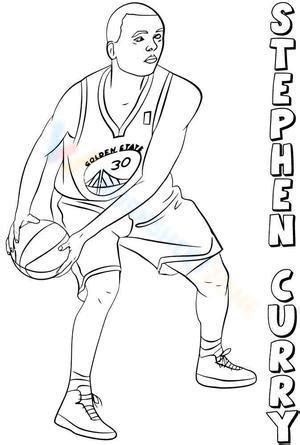 printable stephen curry coloring pages  kids adults