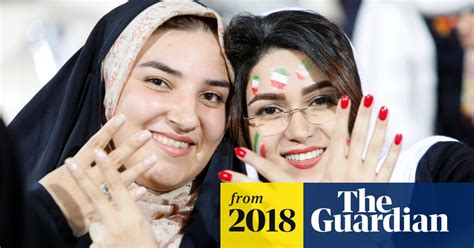 Iran S Female Football Supporters Make History At World Cup Stadium