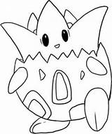 Togepi Pages Coloring Draw Pokemon Getcolorings sketch template
