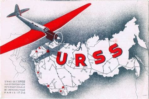 Urss Ussr 1936 Aeroplanes Russia 1936 Travel Ussr Intourist M