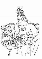Pocahontas Coloring Kids Fun Votes sketch template