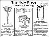 Tabernacle Bible Candlestick Presence Exodus Iisus Sa Pamant sketch template