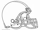 Football Pages Coloring Helmet College Getcolorings sketch template