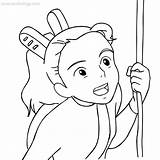 Arrietty Ghibli Coloring Xcolorings 66k sketch template