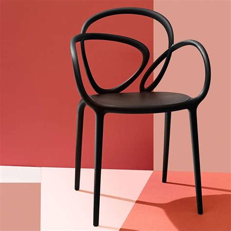 loop chair sedia  design qeeboo  polipropilene impilabile
