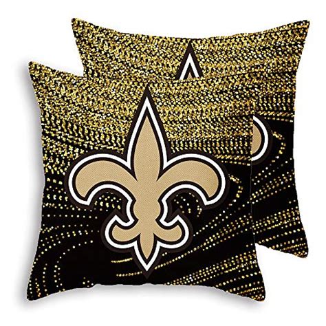 Set Of 2 Pillowcases New Orleans Saints Nfl Football Bedroom
