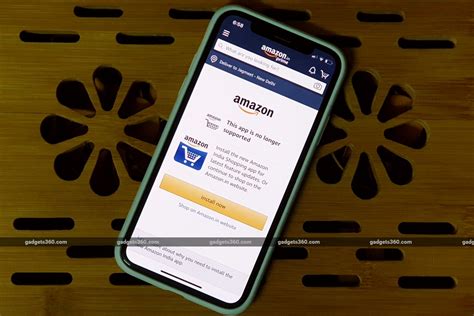 amazon disables  original ios app  india customers required  switch   app